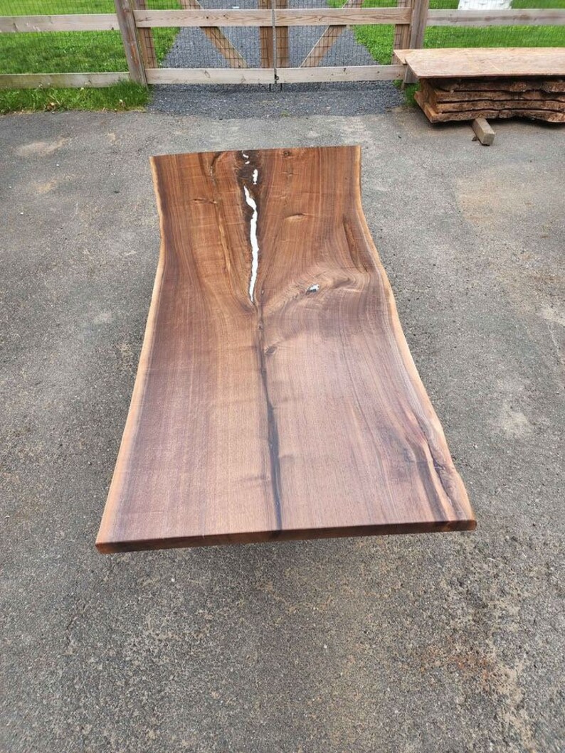 Live Edge Dining Room Table American Black Walnut Live Edge Etsy