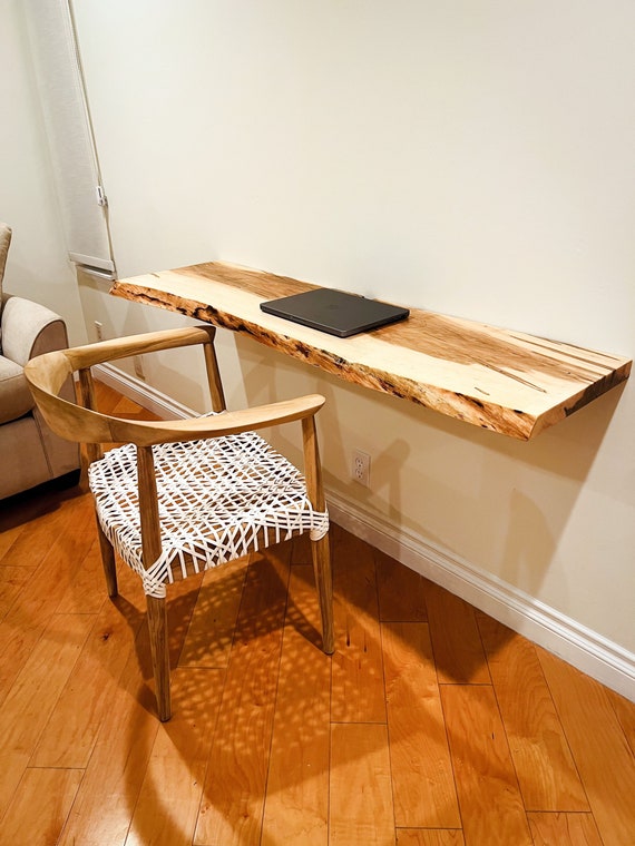 Floating desk on sale with legs