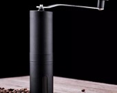 Portable Stainless Steel Manual Coffee Grinder Bean Conical Burr Mill Adjustable Coffee Grinding Machine