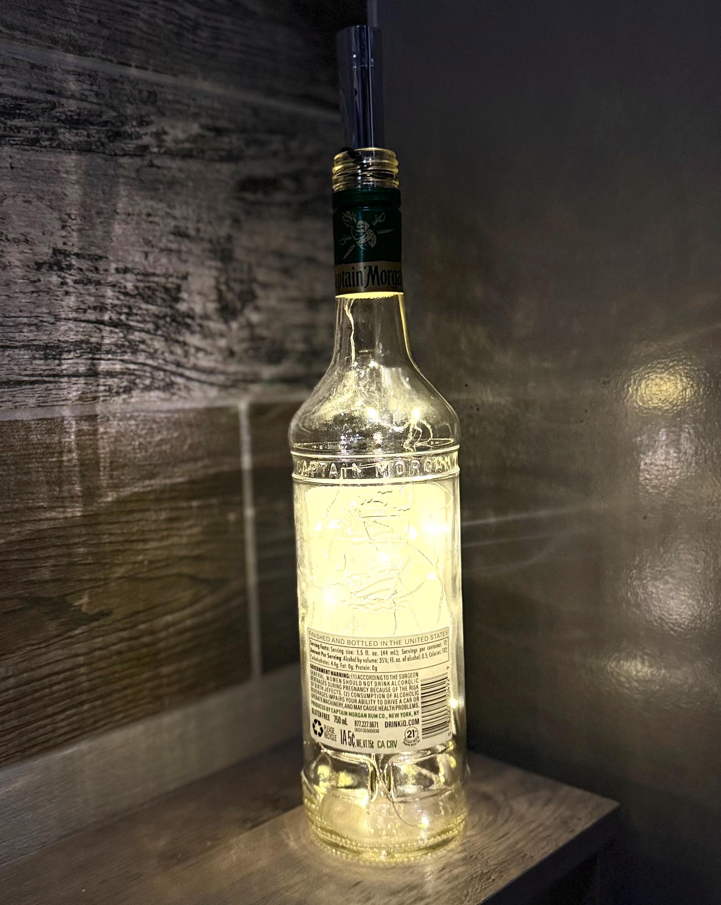 Captain Morgan Rum Light-up Bottle - Etsy