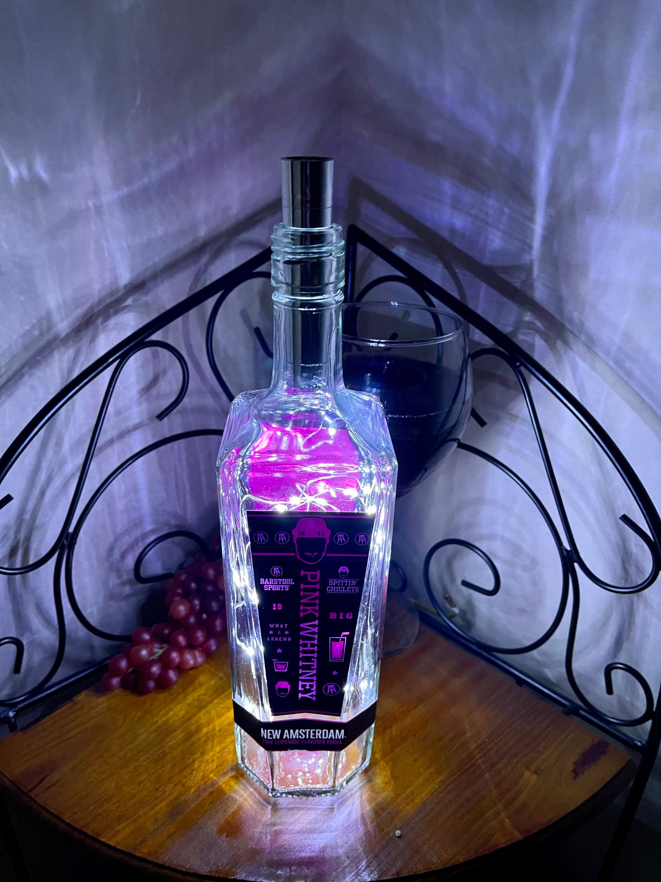 Belvedere Vodka very large LED bottle light, 6 litre - Retro Style Media