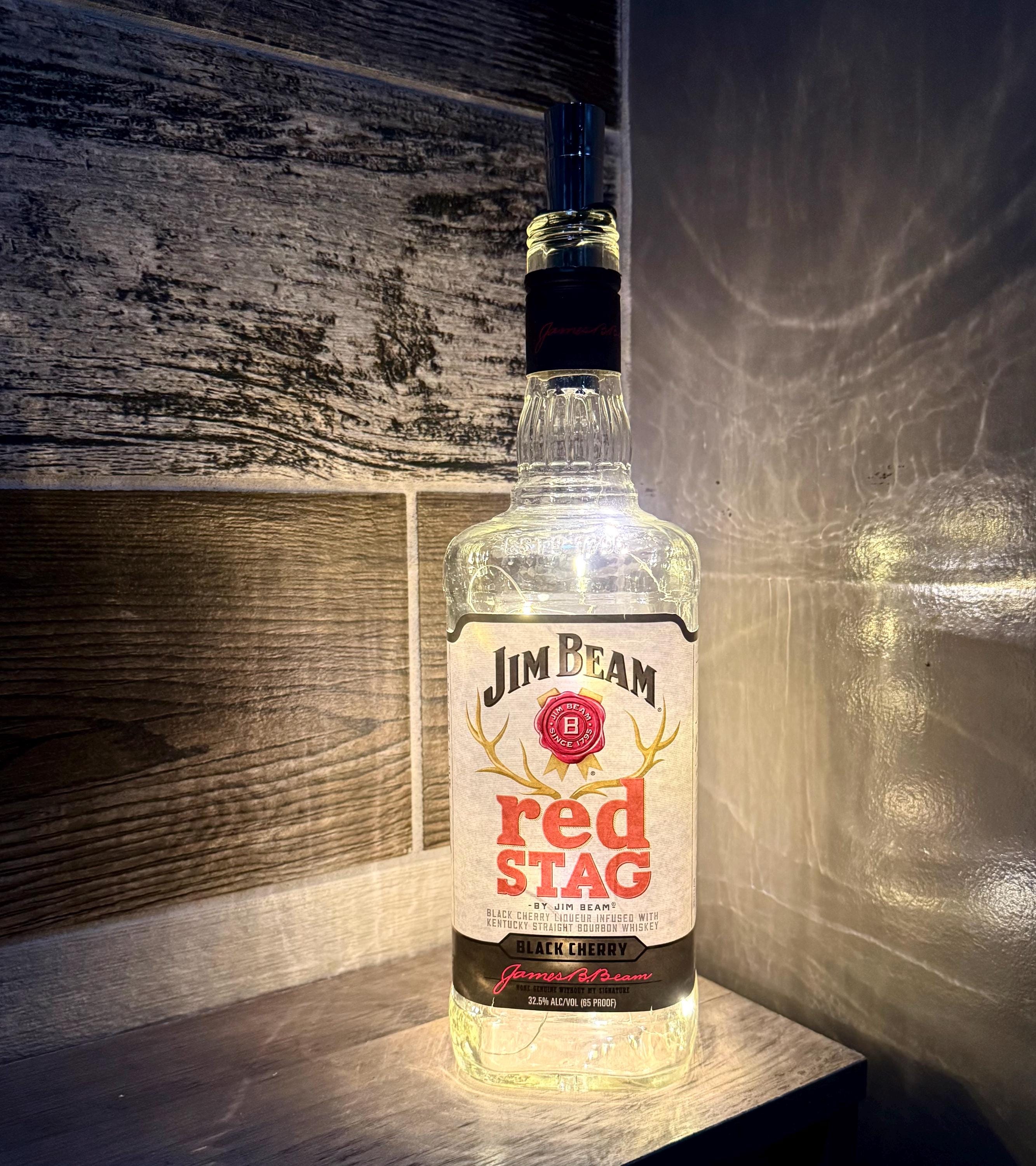 Jim Beam Bottle Lamp - Etsy