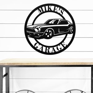 Garage Metal Name Sign ~ Metal Porch Sign, Metal Tree Sign, Front Door Metal Sign, Patio Metal Sign, Metal Décor, Metal Art