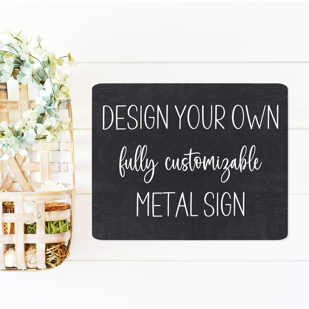 Custom Metal Sign, Custom Sign, Outdoor Signs, Metal Sign, Business