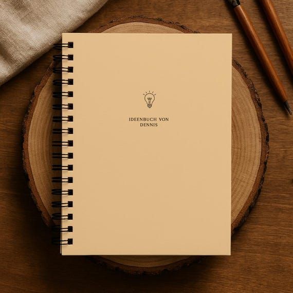 Personalized A5/A4 notebook • handmade • ring binding • stylish idea and diary, journal, project book *special gifts*