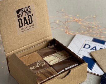 Father's Day Fudge Box 'World's Best Ever Dad'