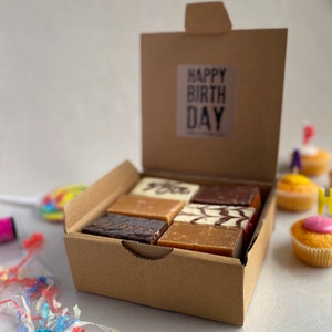 Happy Birthday Fudge Gift Box (can be personalised)