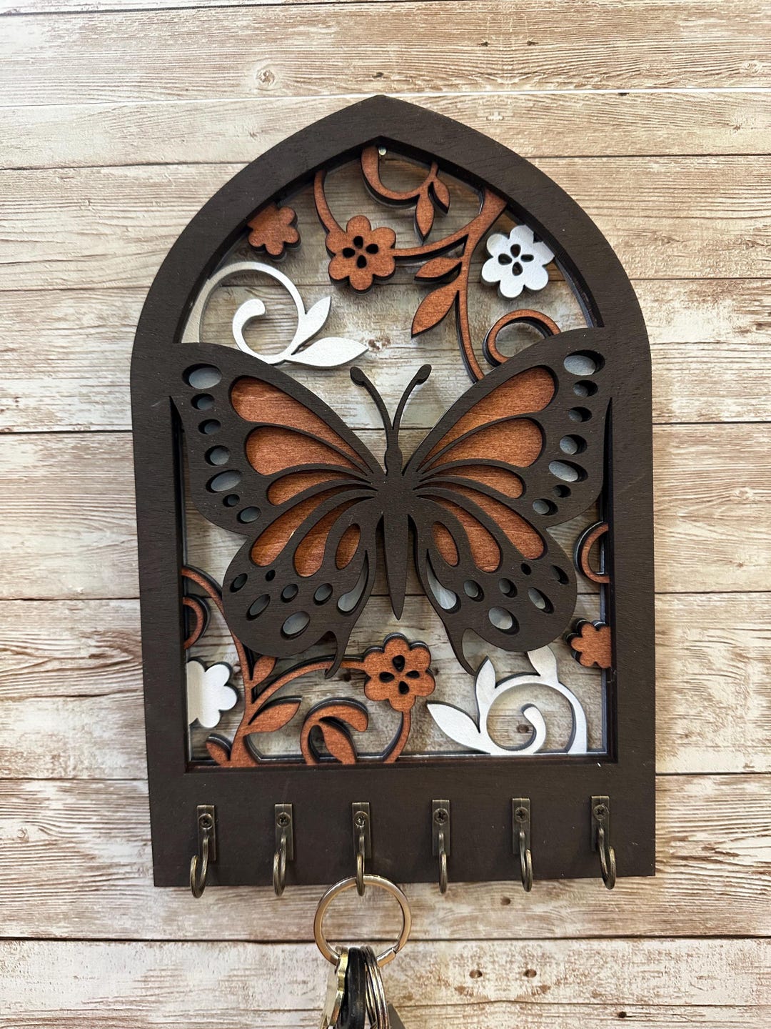 Butterfly Key Holder, Realtor Gift, Key Hanger, House Warming Gift ...