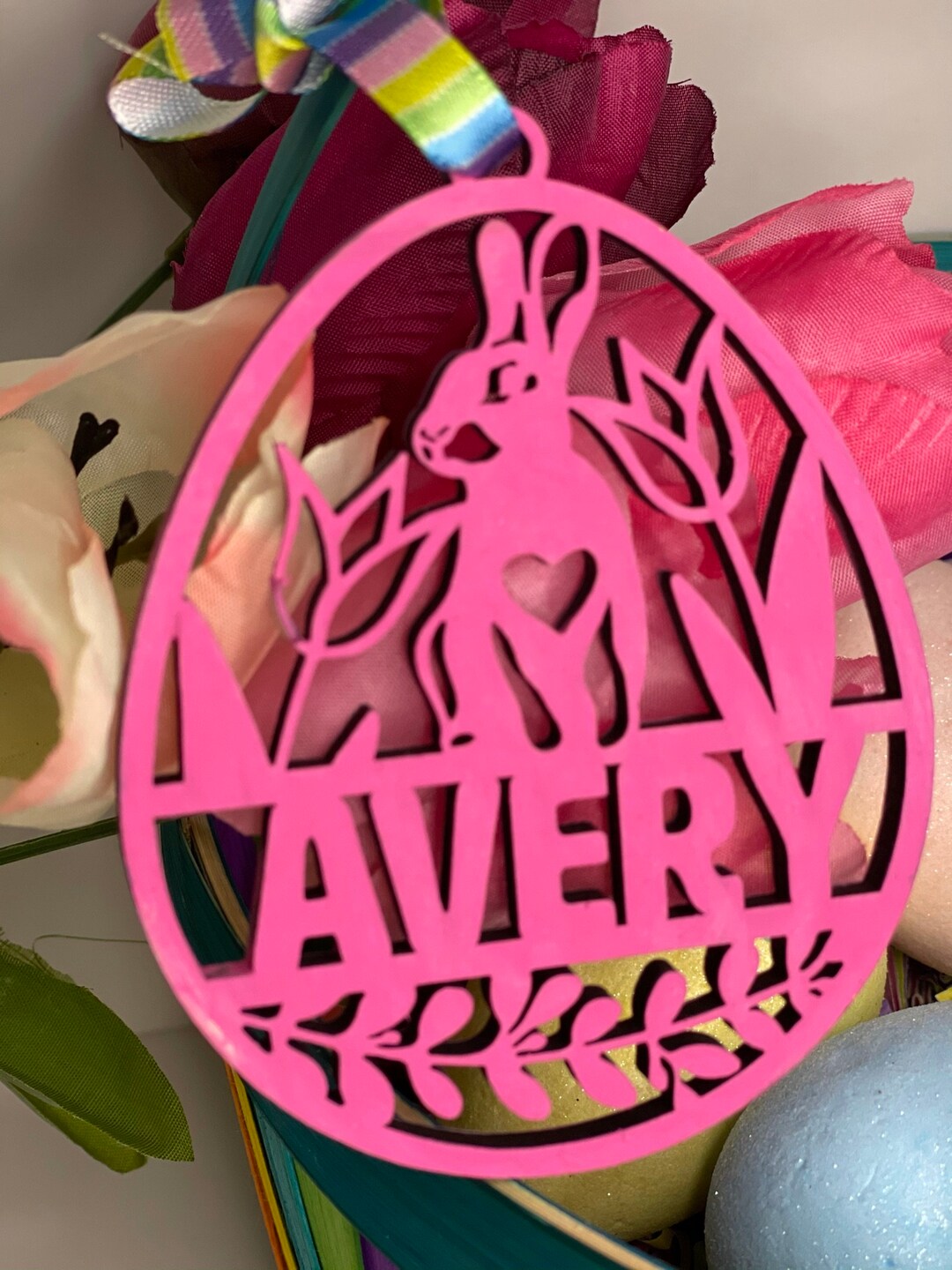 Easter Basket Name Tag, Personalized Easter Basket Name Tag, Easter