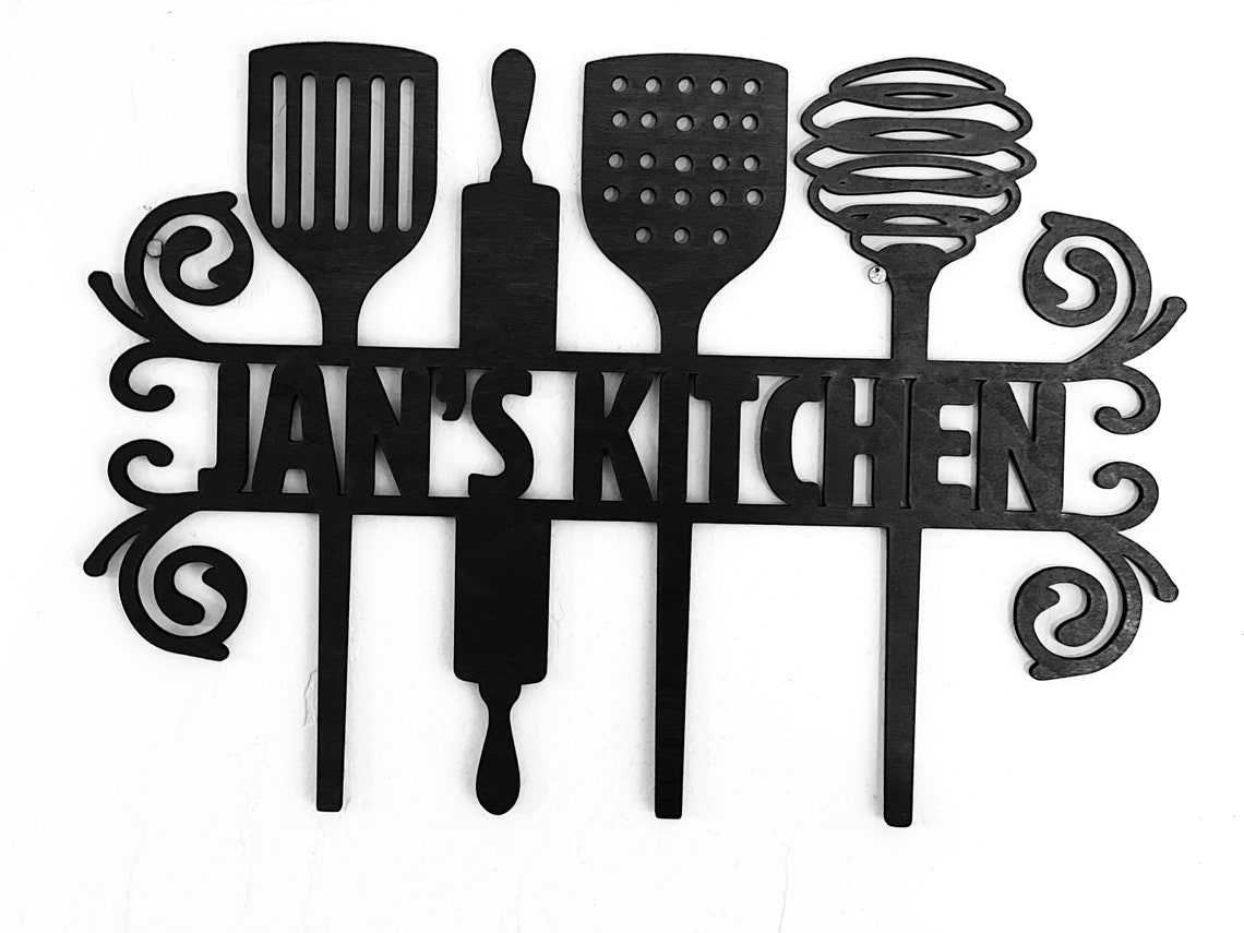 Kitchen Sign Personalized Kitchen Sign Mothers Day Gift - Etsy
