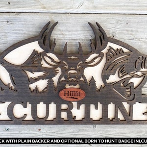 Hunting Sign, Born to Hunt, Personalized Hunting Sign/duck/buck/fish ...