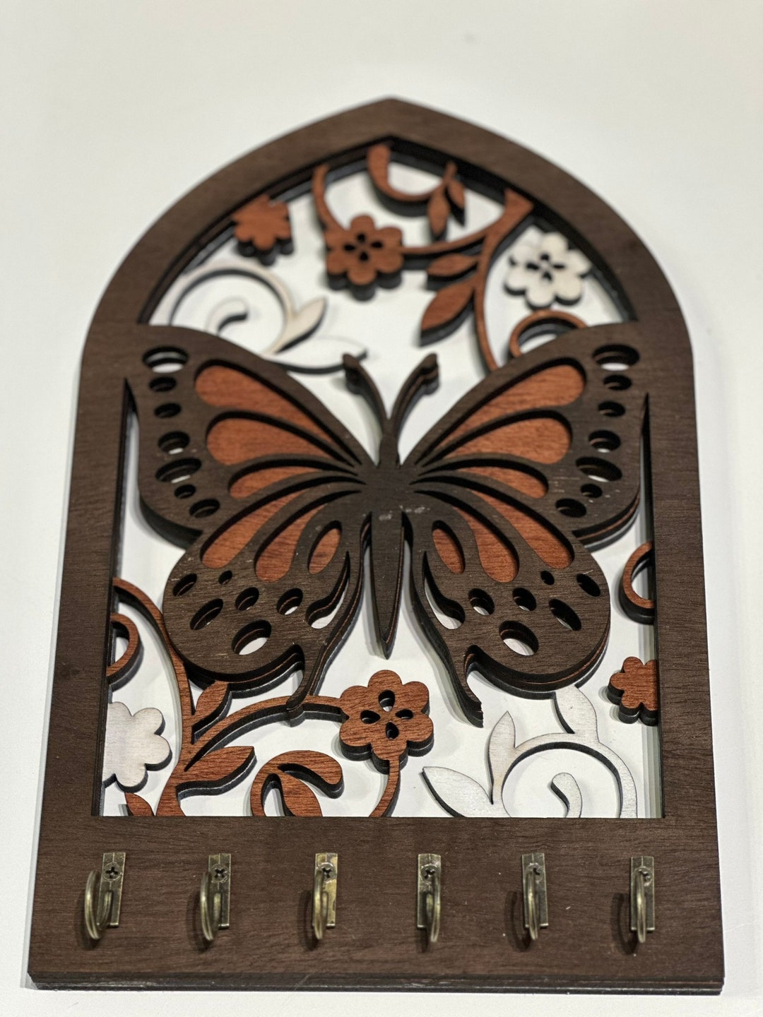 Butterfly Key Holder, Realtor Gift, Key Hanger, House Warming Gift ...