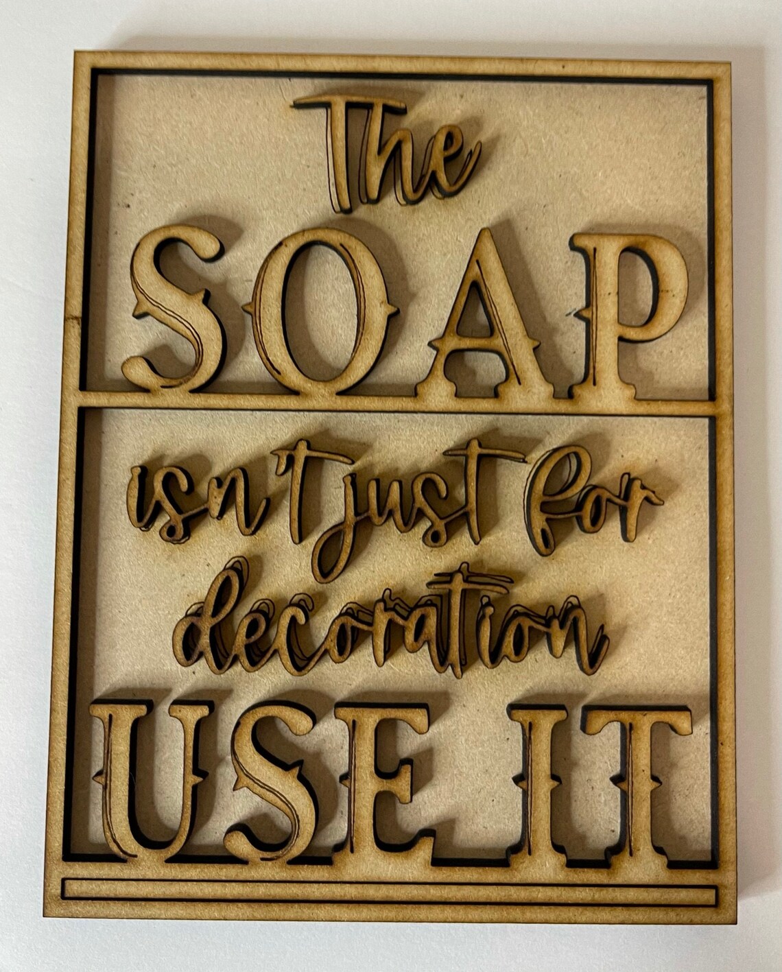 Funny Bathroom Tiered Tray DIY Funny Bathroom Tiered Tray Etsy