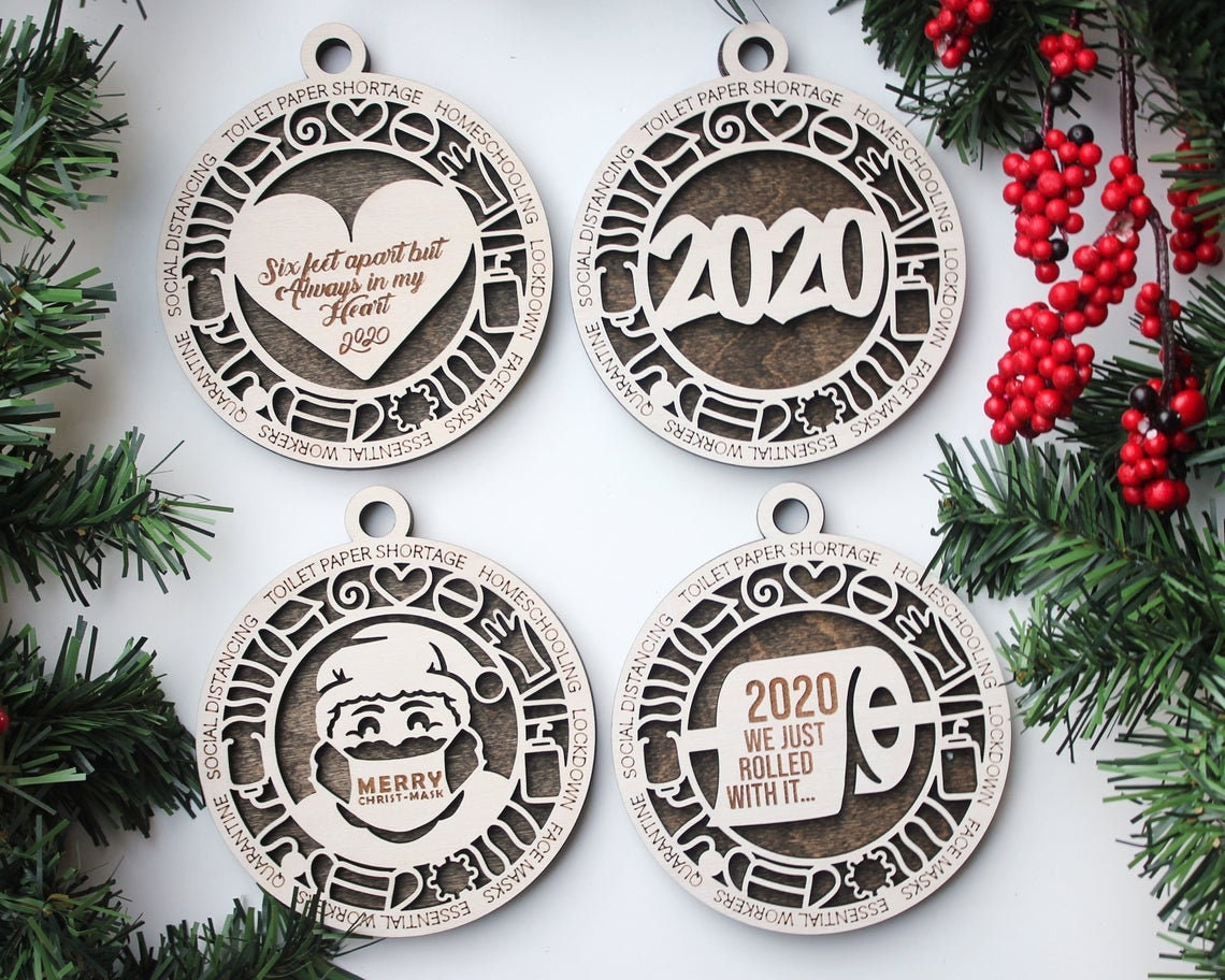 2020 Ornament Commemorative Ornaments Christmas Ornaments Etsy
