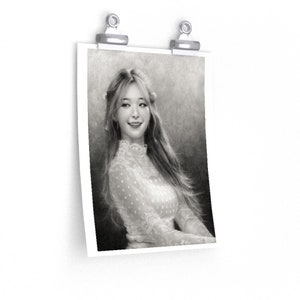 fromis9 - Jiheon - Portrait Art Print