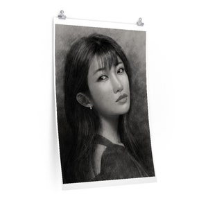 Yukika - City Pop Singer - Portrait Art Print