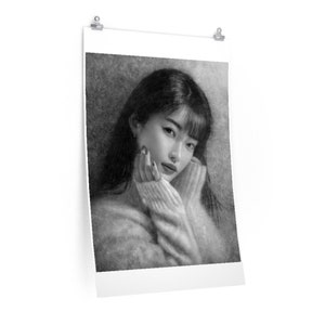 Yukika - City Pop Singer - Portrait Art Print #2