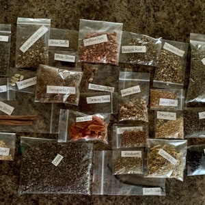 Individual for Purchase Herbs and ingredients for DIY Organic homemade Bitters - Aromatic ORGANIC Ingredients Individual Purchase