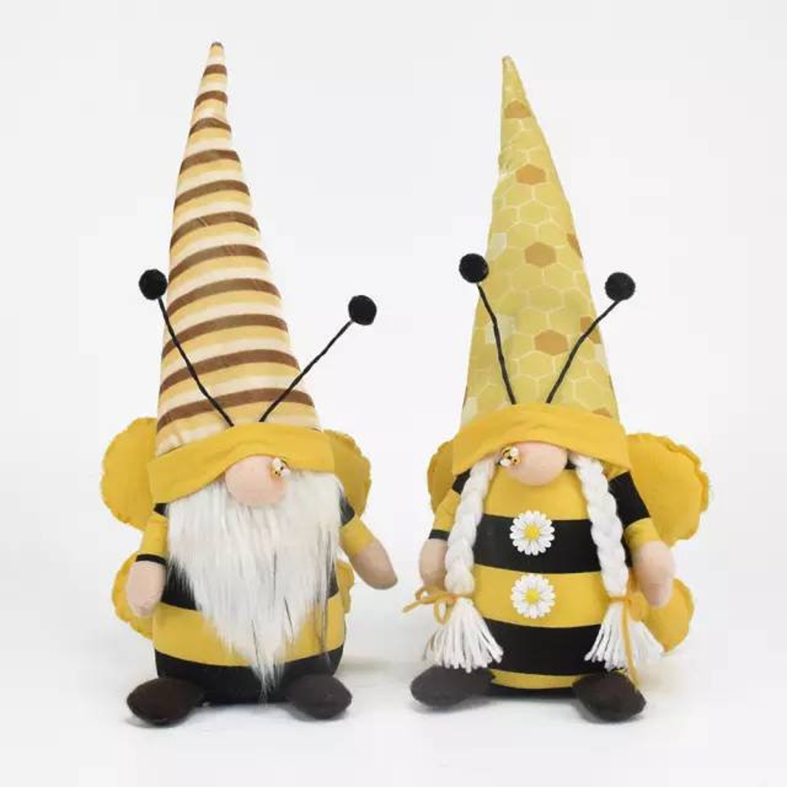 Cute Gnome Bee With Honey Pot Embroidery Cute Gnome Bee With Honey Pot Embroidery