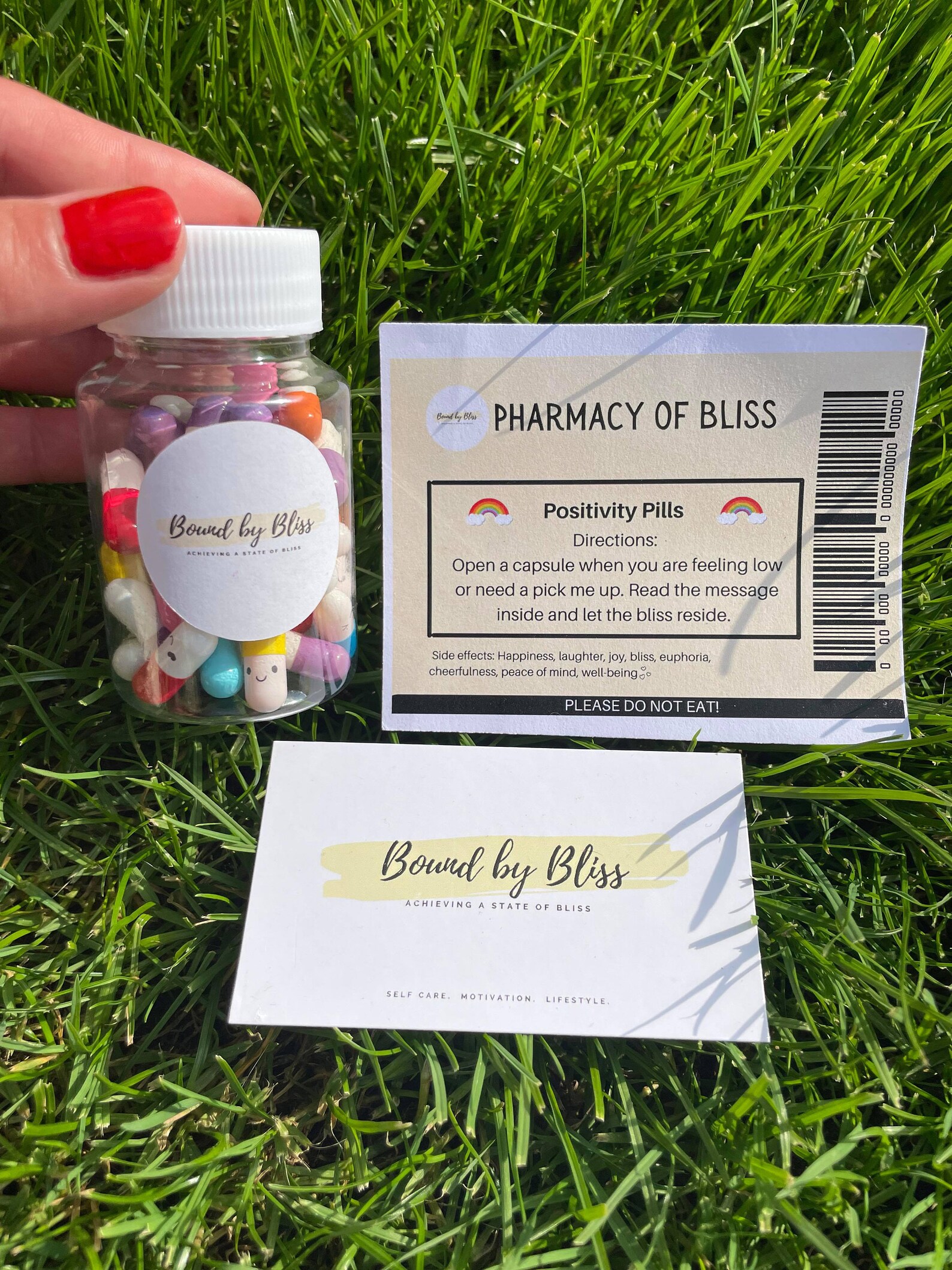 Positivity Pills Happy Pills Mental Health Gift Wellbeing | Etsy