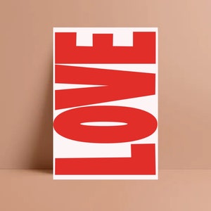 Postkarte • LOVE    •| Karten  | coole Postkarten  | Geburtstag | liebe