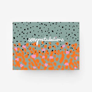 Congratulation | Karte  • Congratulations  • Grusskarte | Postkarte | Punkte