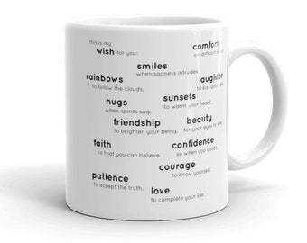 This is my wish for you Mug, Empowering Coffee Mug, Motivational Quote Cup, Encouragement Gift Ideas, Valentine's Day gift, Cute gift, Quote
