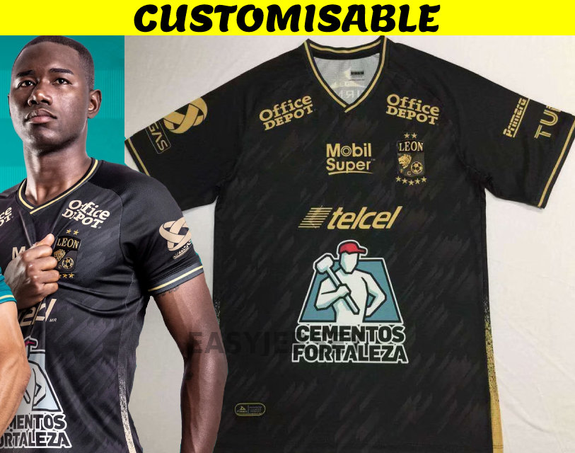 Buy Club Leon Black Jersey Cheap Online