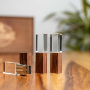 Set of 3 WOOD-Diamond USB sticks - Speed 3.0