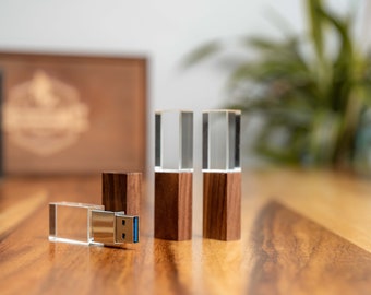 Clé USB WOOD Diamond - Speed 3.0 lot de 3