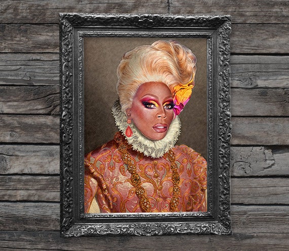 RuPaul Willam Is The Carpet Comfortable Vintage Dictionary Book Print Wall Art 