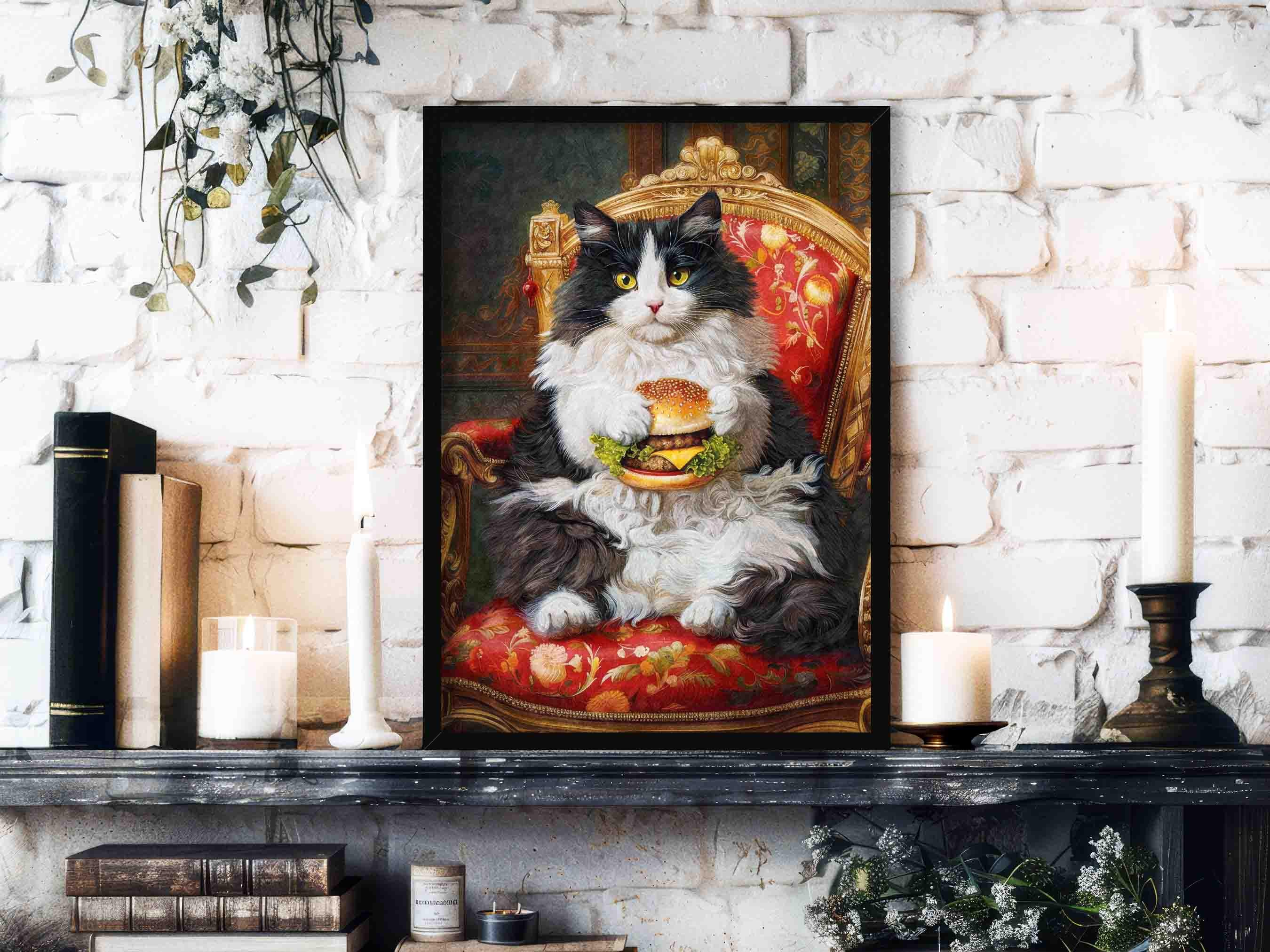 Domestic cat/フンデルトヴァッサー/ポスター Hundertwasser poster : Domestic Cat, 59 x 84 cm