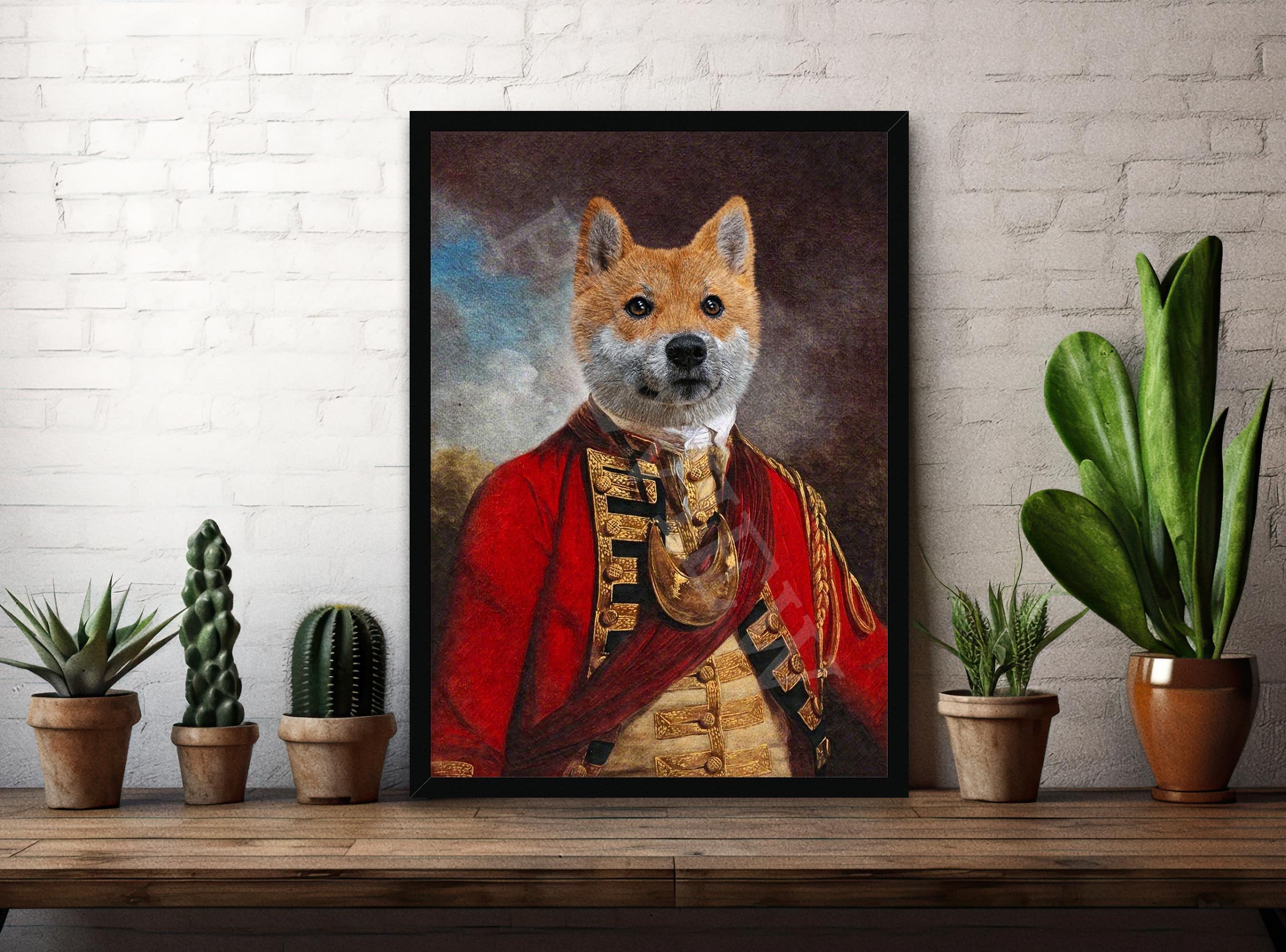 Shiba Inu Dog Art Print - Vintage Historical Military Officer Painting  Style Portrait of Japanese Doge Coin Meme - Crypto Animal Lover Gift - Etsy