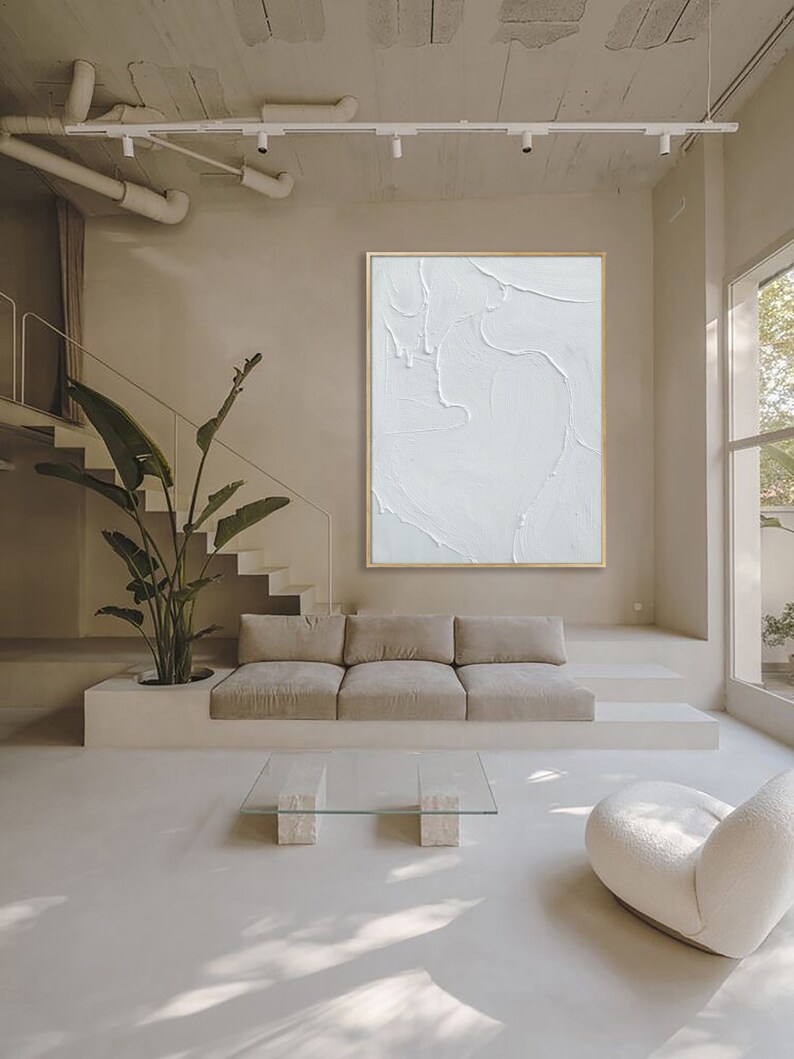 Oversized Plaster Wall Art off White Plaster Art New 100 Etsy