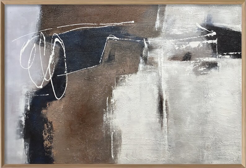 Abstract Art, Largescale Modern Abstraction, Contemporary Oil Painting