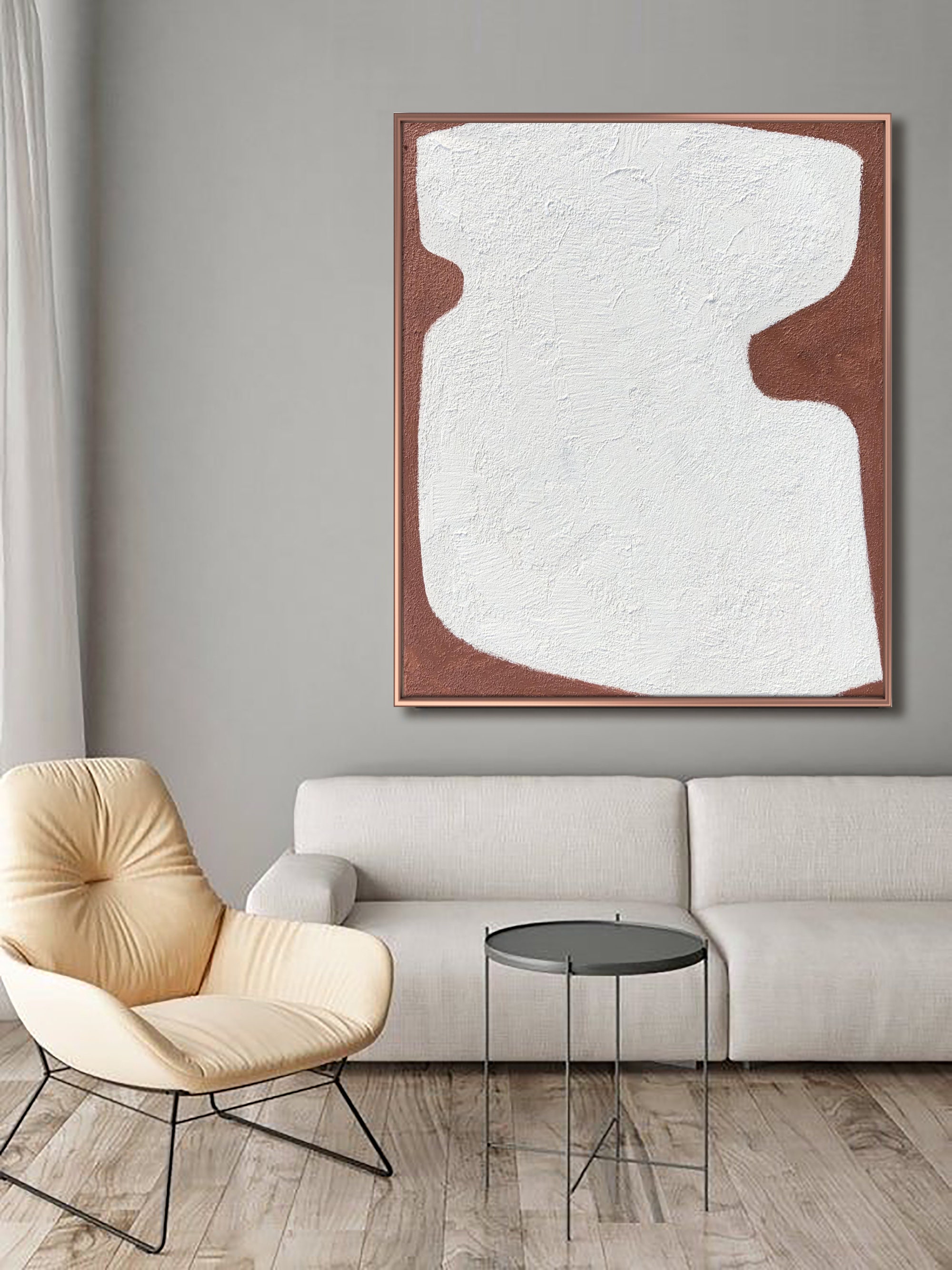 Large Beige Abstract Painting Beige Painting Texture Etsy UK