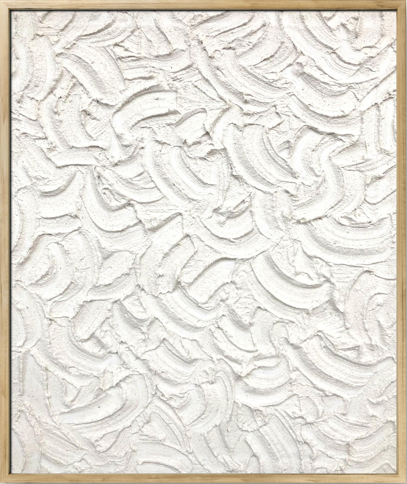 Set of 2 Plaster Art White Plaster Art New Minimalist Etsy