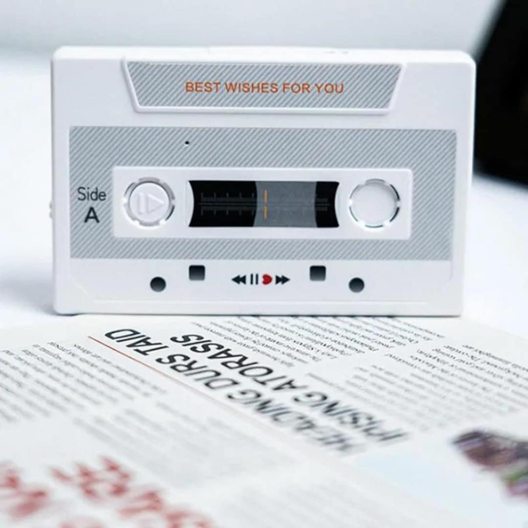 Vintage Recordable Cassette Music Box - Retro Birthday Card, Wish ...
