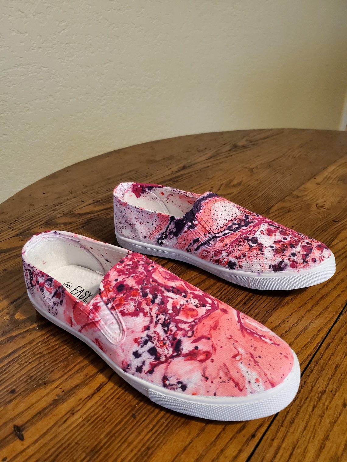 Men�s Canvas HydroDipped Shoes Size 8 Men�s or Etsy