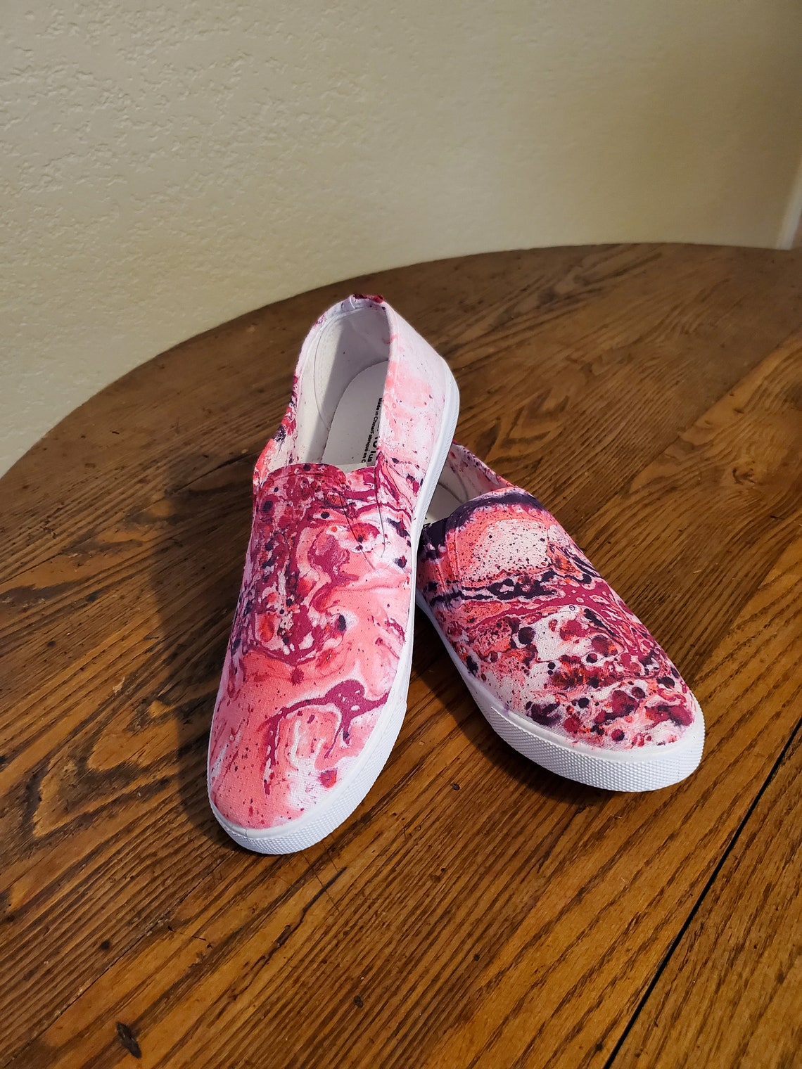 Men�s Canvas HydroDipped Shoes Size 8 Men�s or Etsy