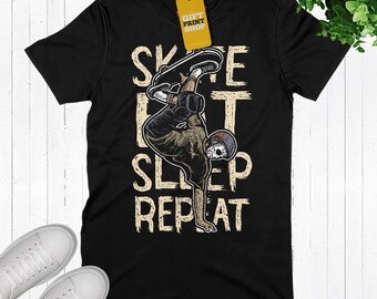 Skateboarding Skateboarder lepni.me Kids T-Shirt Eat Sleep Skate Skateboard Lover
