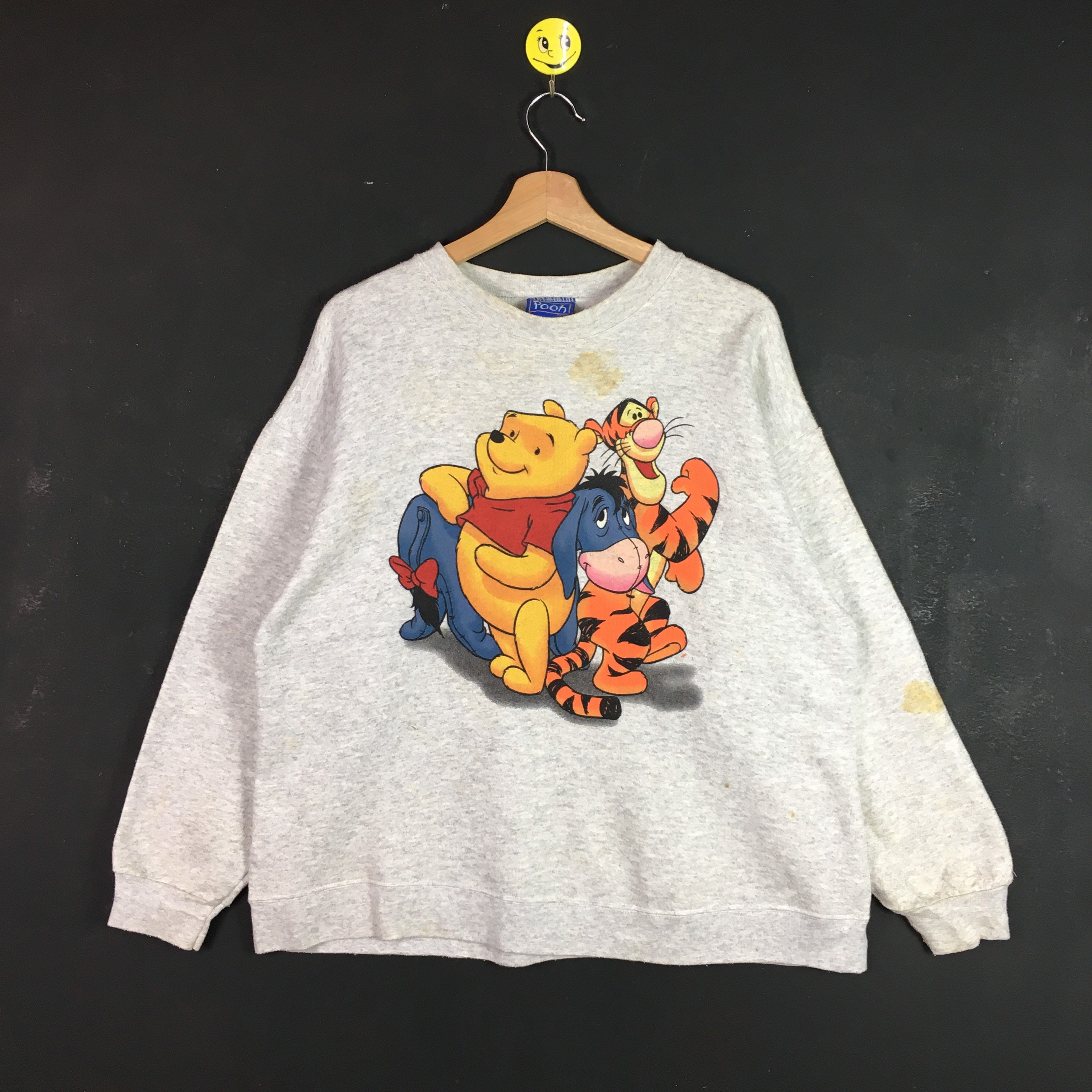 Vintage 90s Winnie The Pooh And Friends Sweatshirt Big Logo | Etsy