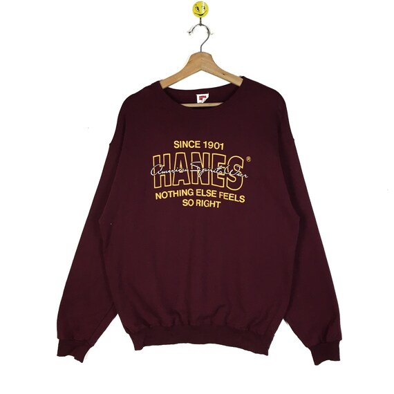 Vintage!! Hanes sweatshirt Hanes pullover Hanes sw