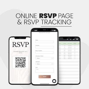 Online-RSVP-Seite, Antwort-Tracking, digitaler Antwortservice, digitaler Antwortservice