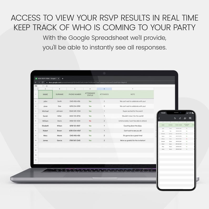 Online RSVP Page, RSVP Tracking, Digital RSVP, Digital Rsvp Sevice, Rsvp Form image 5
