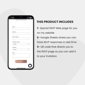 Online RSVP Page, RSVP Tracking, Digital RSVP, Digital Rsvp Sevice, Rsvp Form image 3