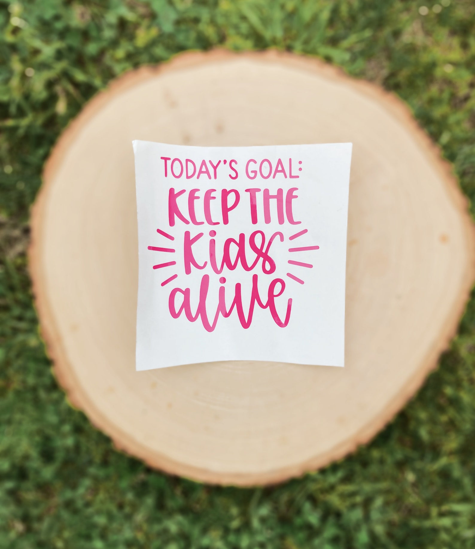 Keep The Kids Alive Vinyl Car Decal Funny Car Deal Car Etsy