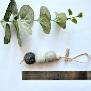 Essential Oil Diffuser Felt Wool Ball Diffuser, Car Air Freshener, Car Oil Diffuser, Office Diffuser, Aromatherapy, Neutral Car Diffuser image 2