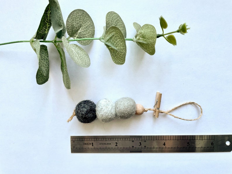 Essential Oil Diffuser Felt Wool Ball Diffuser, Car Air Freshener, Car Oil Diffuser, Office Diffuser, Aromatherapy, Neutral Car Diffuser image 2