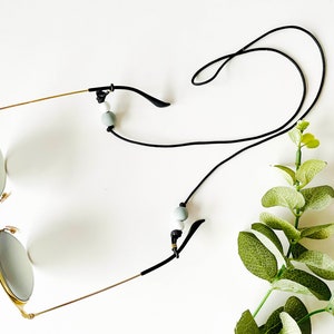 Beaded Eye Glass Chain: Silicone Glasses Lanyard